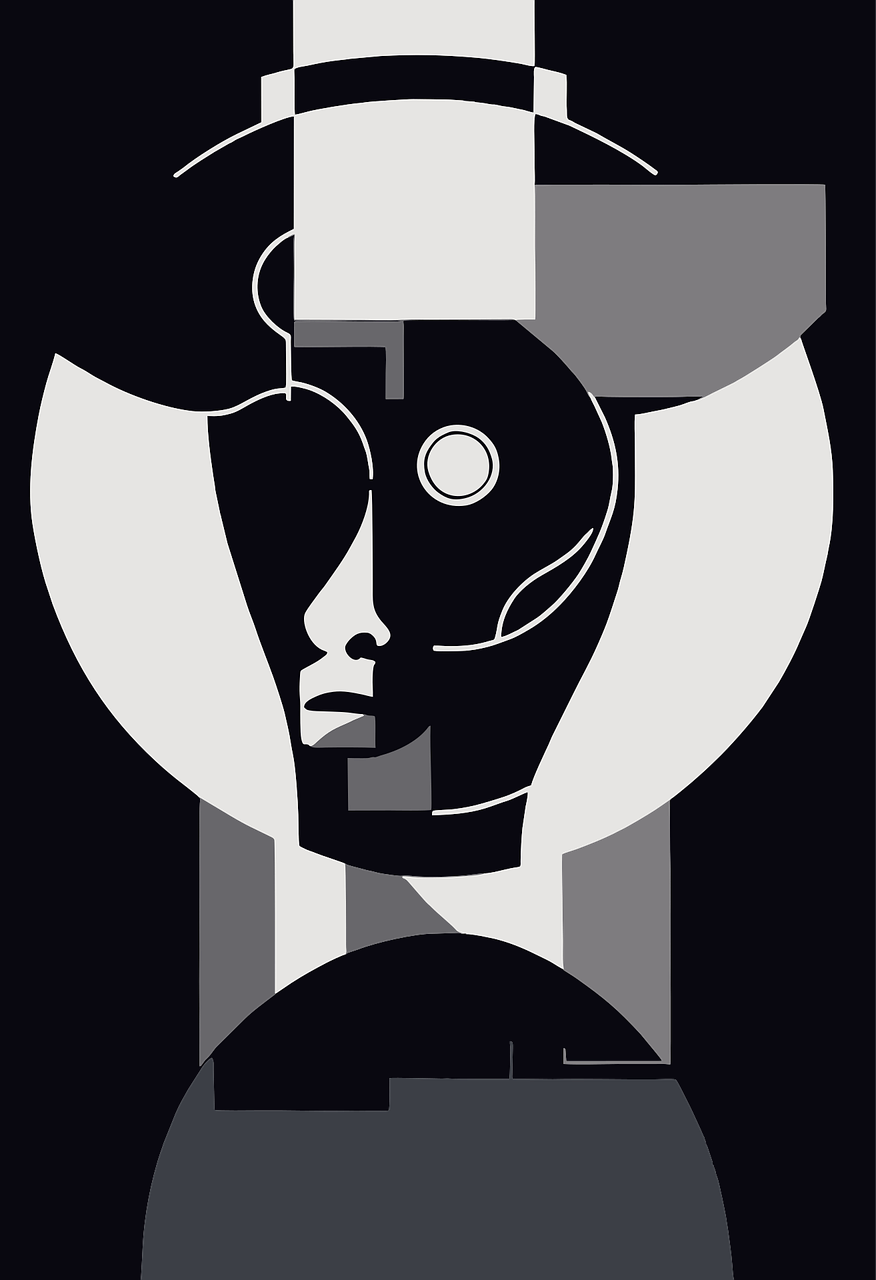 Jon Marc, abstract geometric face composition, portfolio preview